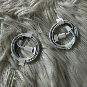 Apple iPhone Lightning cord bundle (x2)